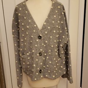 Super Cute Madewell Polka Dot Sweater Sz XL